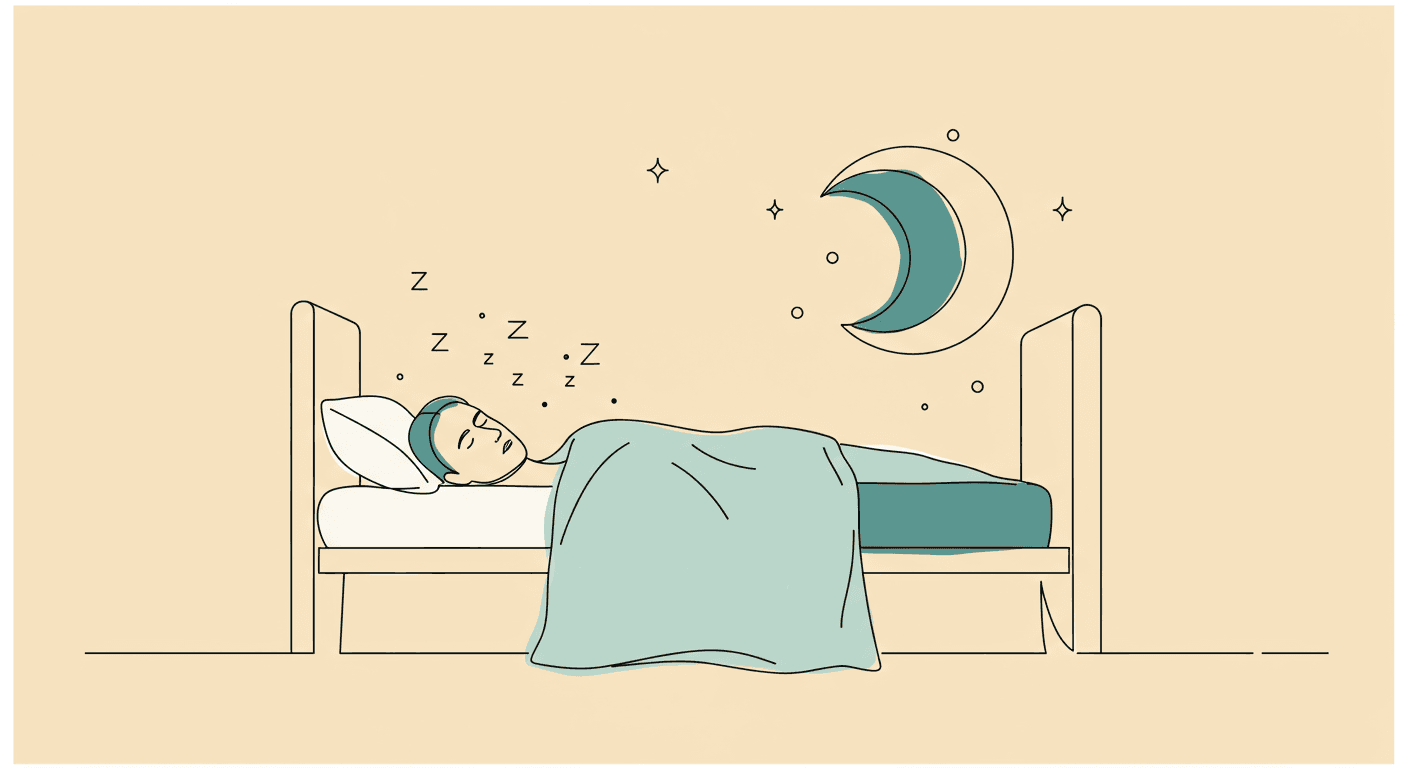 Illustration for Sleep Optimization Tips for Anxiety: 7 Methods That Work