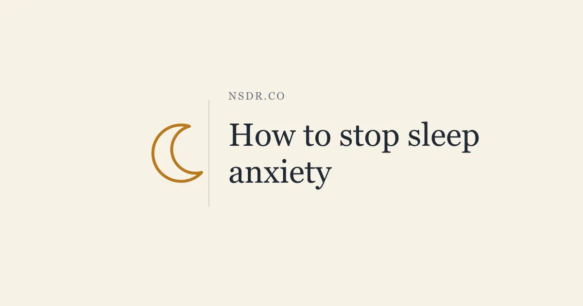 How to Stop Sleep Anxiety: 7 Methods That Work